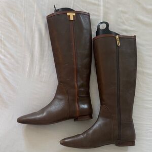 Tory Burch Brown Over the Knee Boots